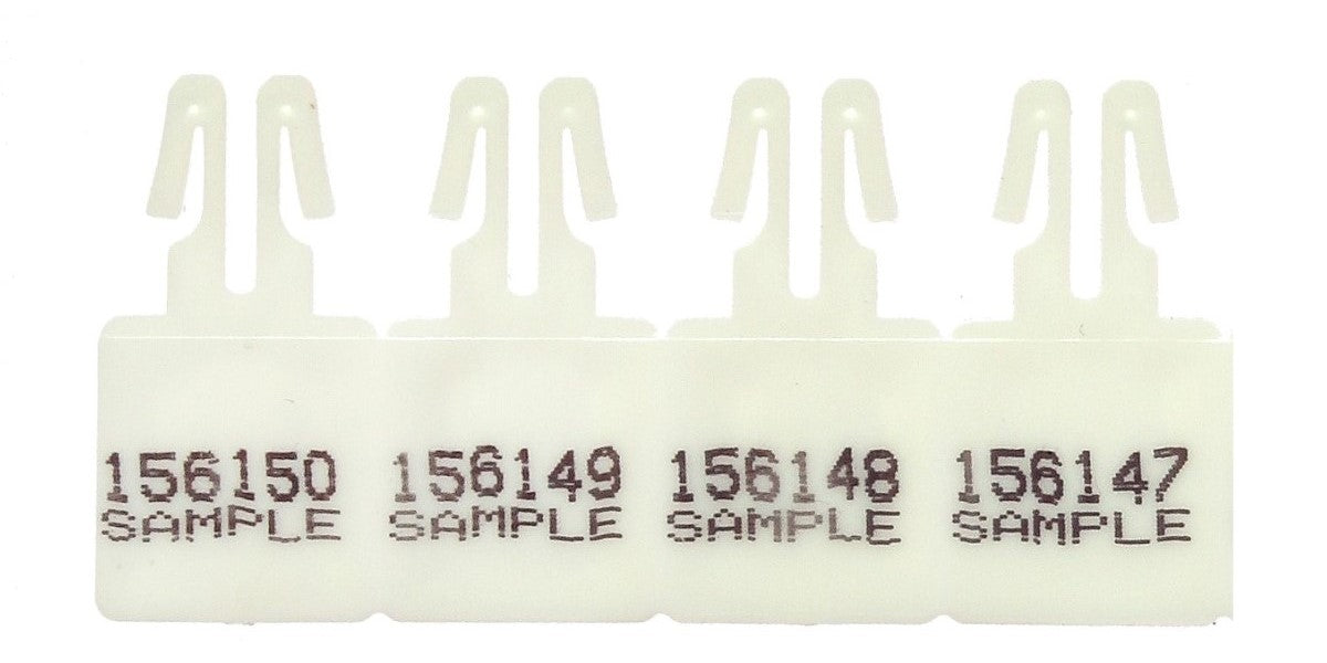 Arrow Security Seal Numbered (White)