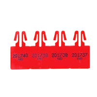 Thumbnail for Versapak Arrow Security Seals (Numbered) Red Single
