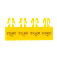 Thumbnail for Versapak Arrow Security Seals (Numbered) Yellow Single