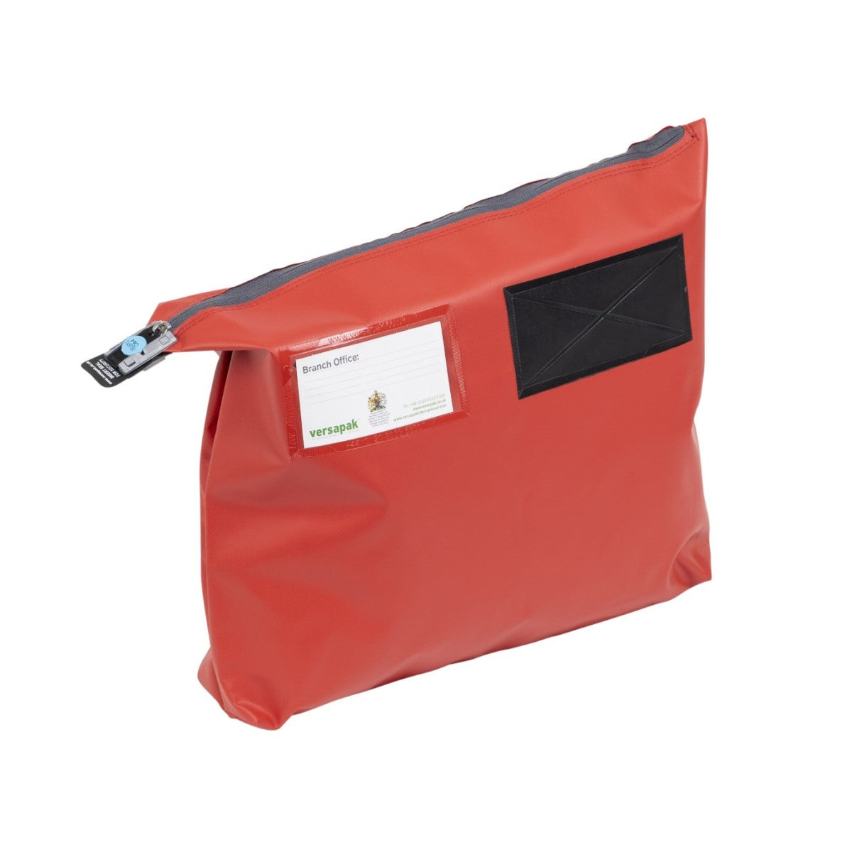 Versapak Single Seam Mail Pouch with Gusset CG2 Button Red