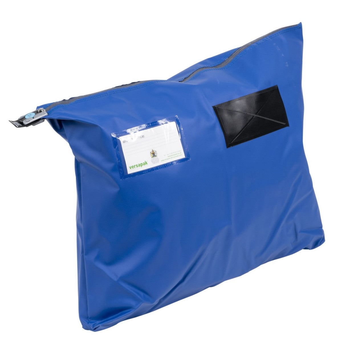 Versapak Single Seam Mail Pouch with Gusset CG6 Button Blue