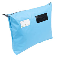 Thumbnail for Versapak Single Seam Mail Pouch with Gusset CG6 Button Light Blue