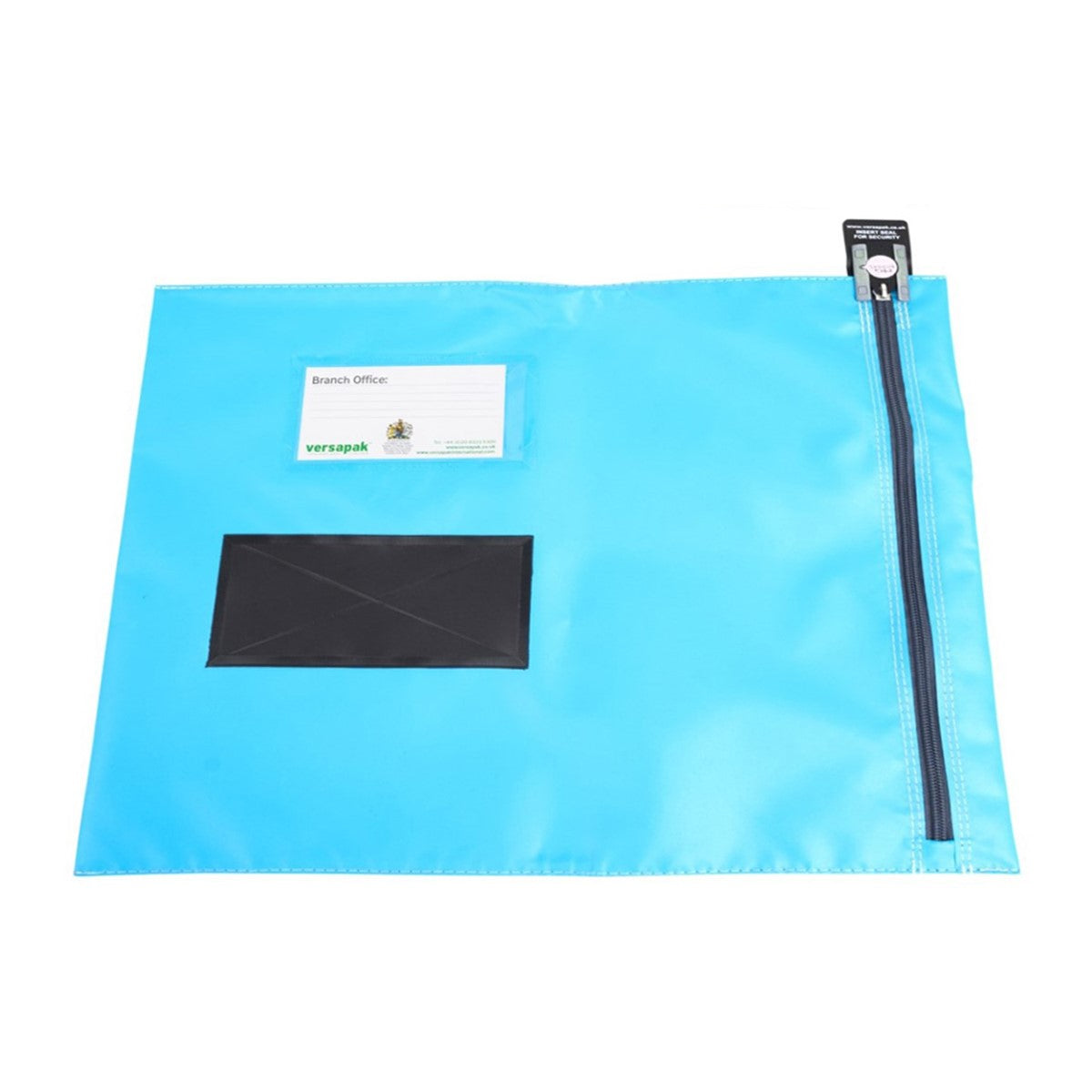 Versapak Flat Mailing Wallet CVF1 Button Light Blue