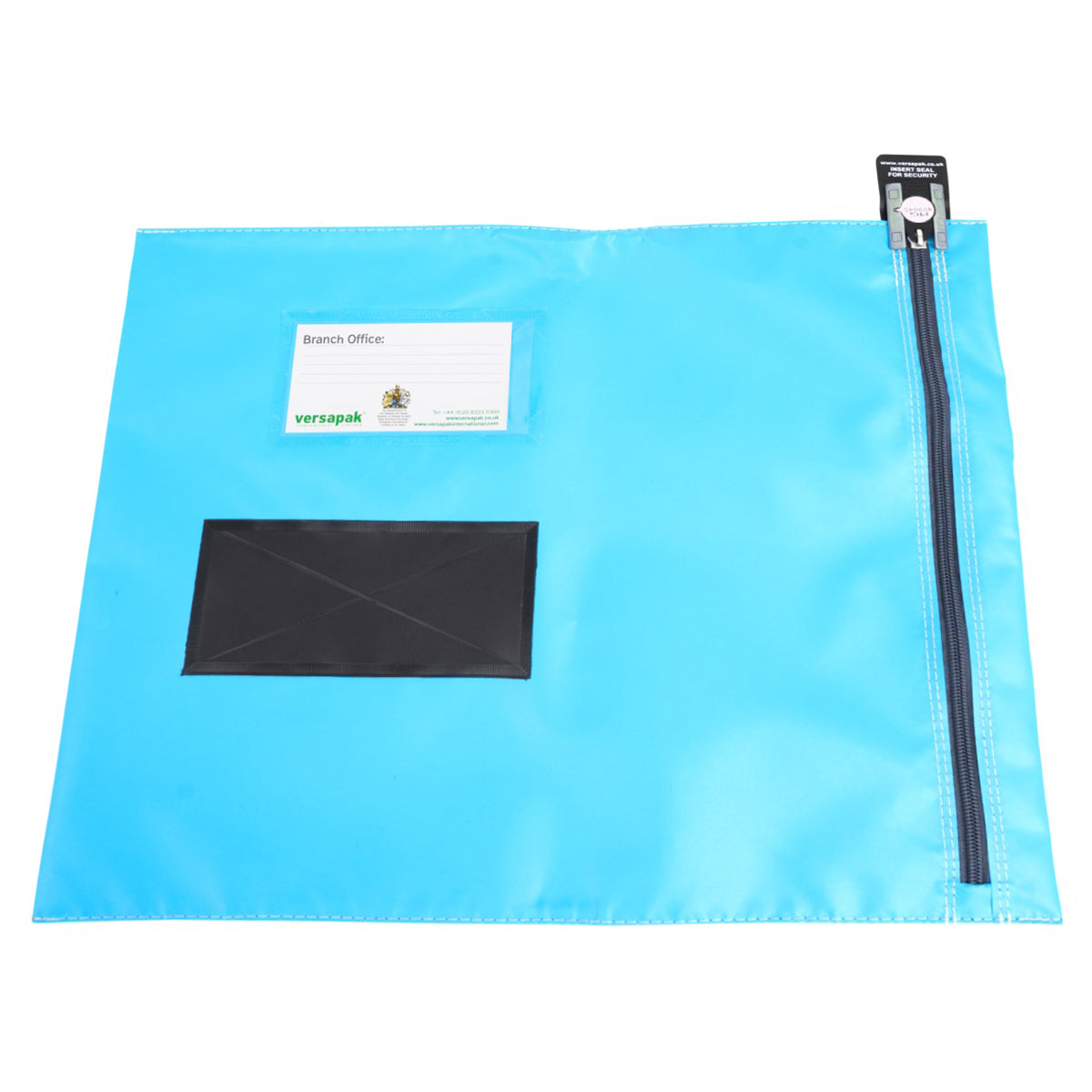 Versapak Flat Mailing Wallet CVF2 Button Light Blue