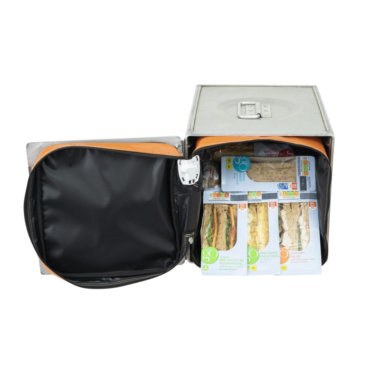 Versapak Inflight Insulated Food Carrier In Action Open