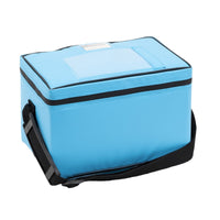 Thumbnail for Versapak Insulated Medical Transport Bag with Integrated Thermometer Light Blue Front