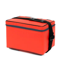 Thumbnail for Versapak Insulated Medical Transport Bag with Integrated Thermometer Red Side