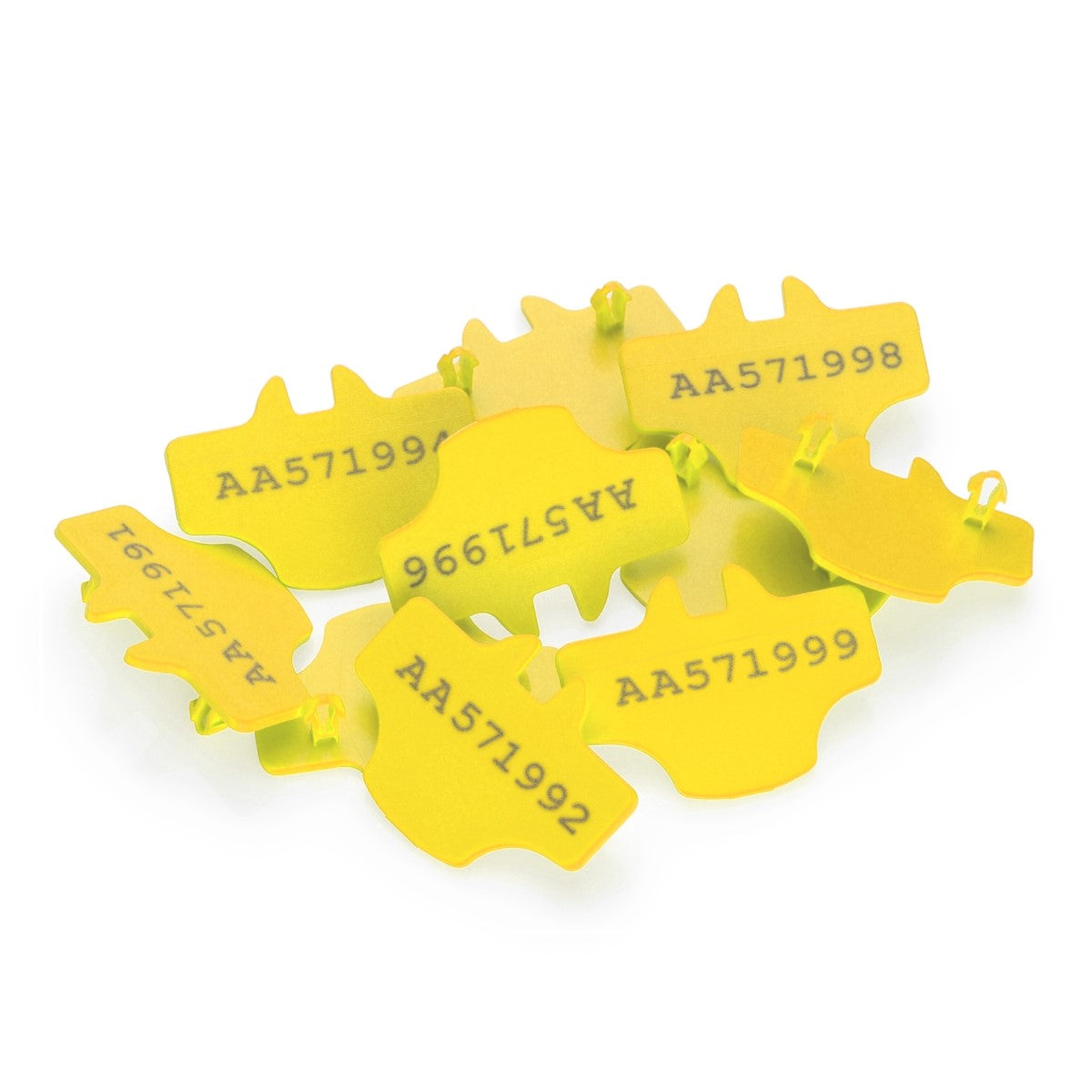 Versapak T2 Security Seals (Numbered) Yellow Group