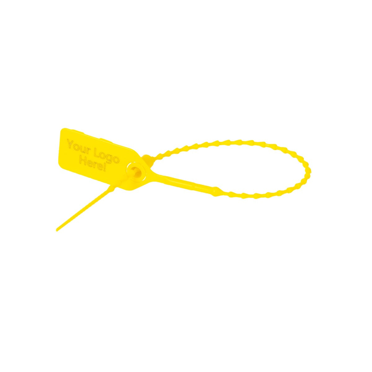 Versapak VersaLite+ Plastic Pull Tight Seal (Personalised Black Print) Yellow