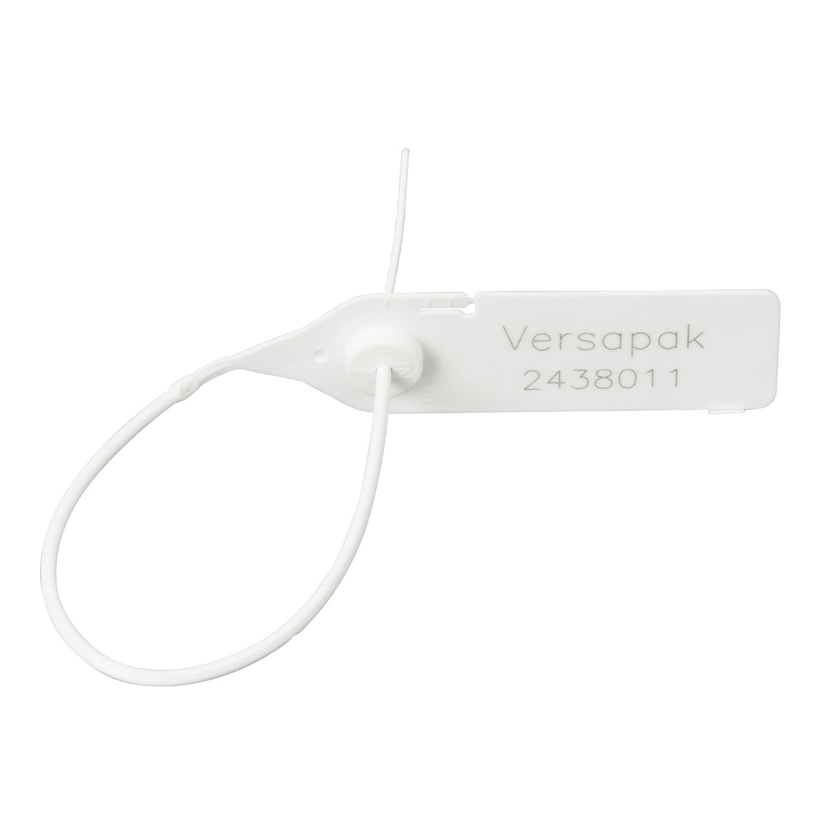 VersaPull - Metal Insert Plastic Security Seal With Tear Off (White)
