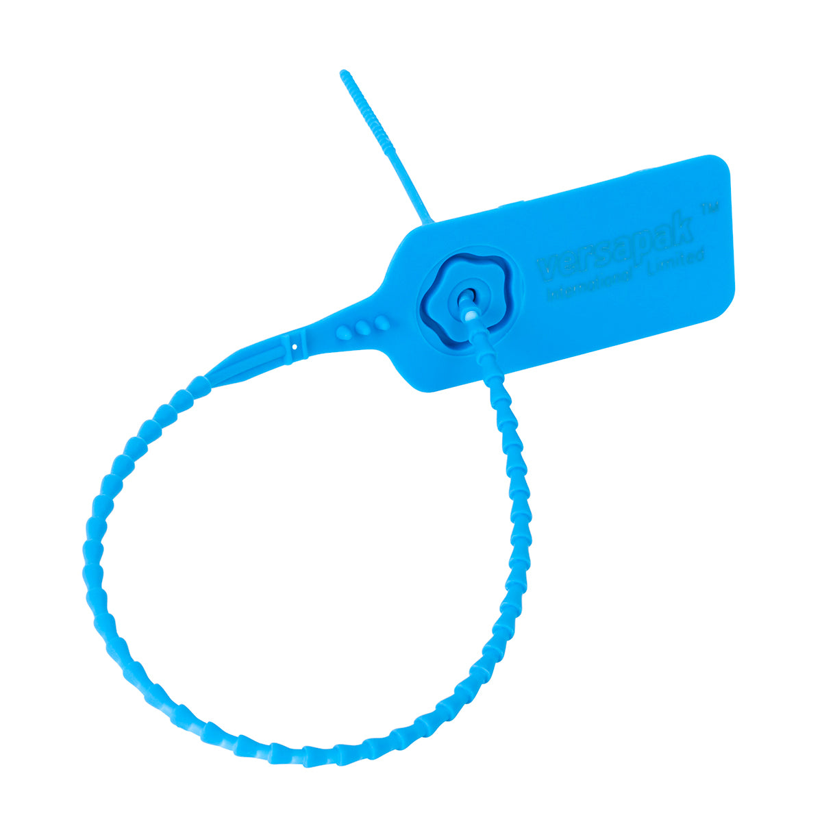 VersaTite - Barbed Strap, Metal Jaw Security Seal (Blue)