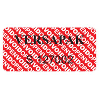 Thumbnail for Versapak Tamper Evident Void Labels Red Voided