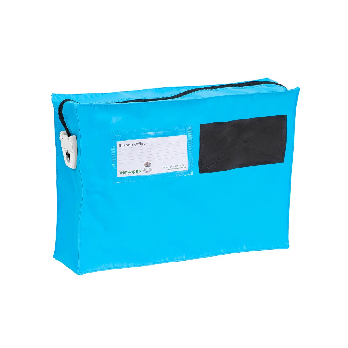 Versapak Mail Pouch with Gusset ZG1 Light Blue T2 Front