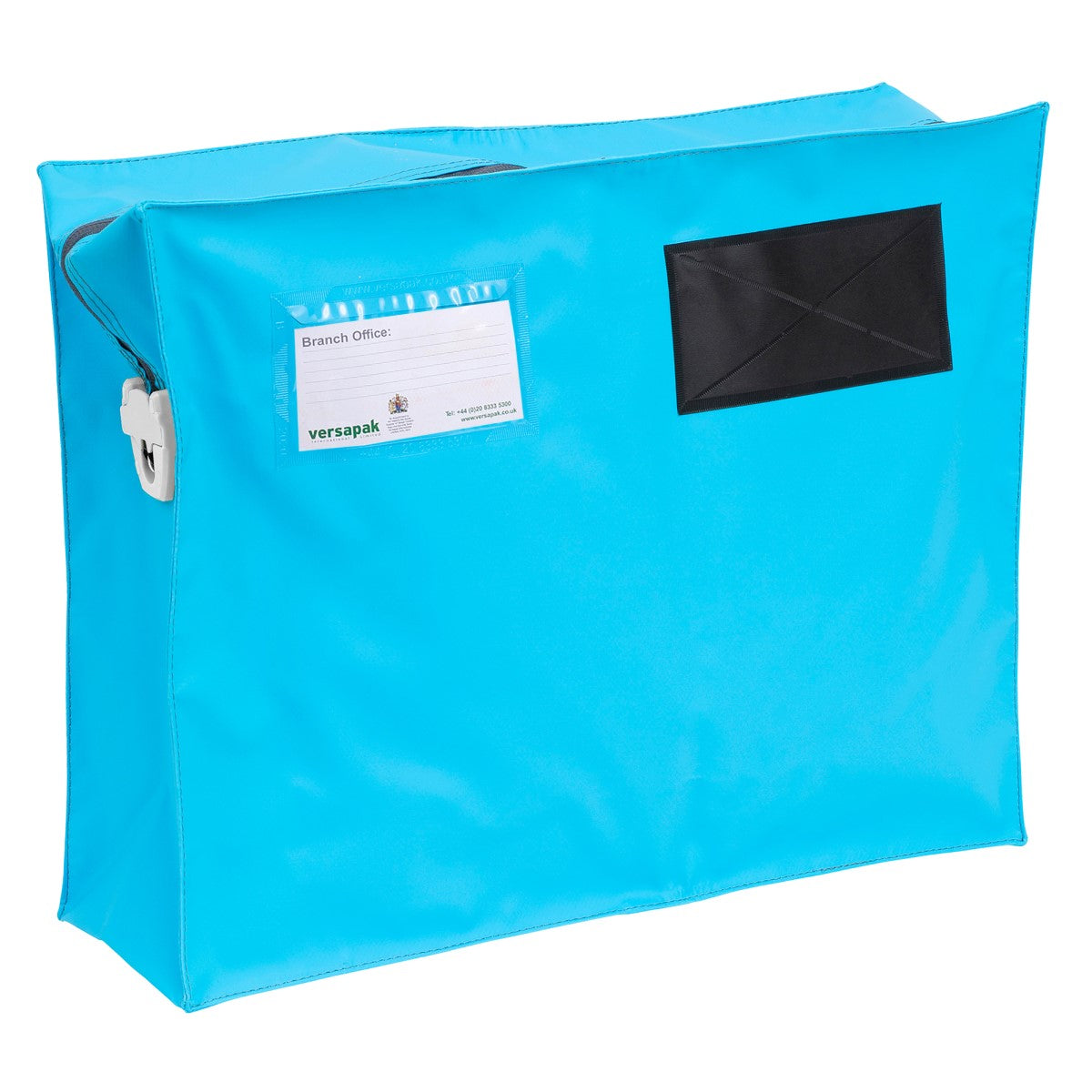 Versapak Mail Pouch with Gusset ZG4 Light Blue T2 Front