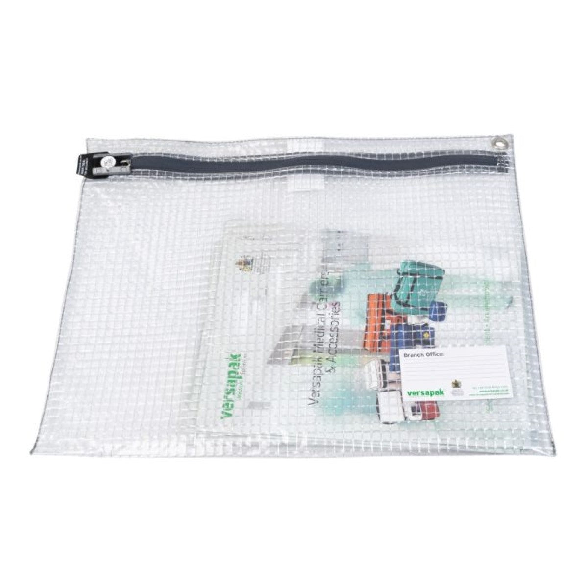 Versapak Clear Security Wallet for Personal Items AS1 Button