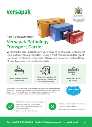 How to clean your Versapak Medical Carrier Preview