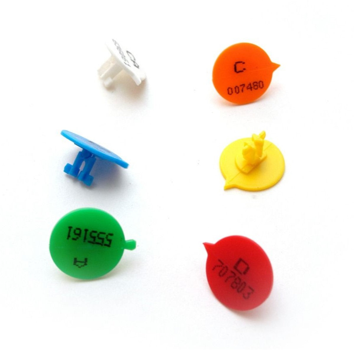 Versapak Button Security Seals (Numbered) Group