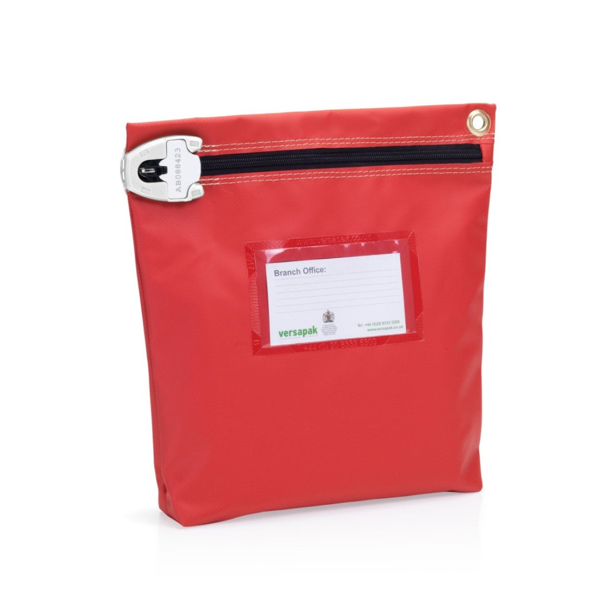 Versapak Secure Reusable Cash Bag CCB1 T2 Red