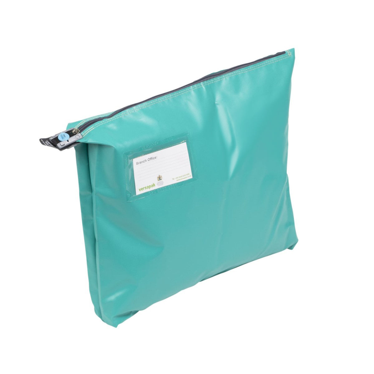 Single Seam Mail Pouch with Gusset CG2 Button Green