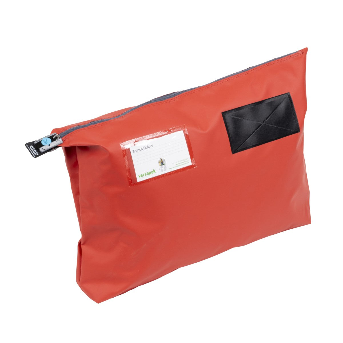 Versapak Single Seam Mail Pouch with Gusset CG3 Button Red