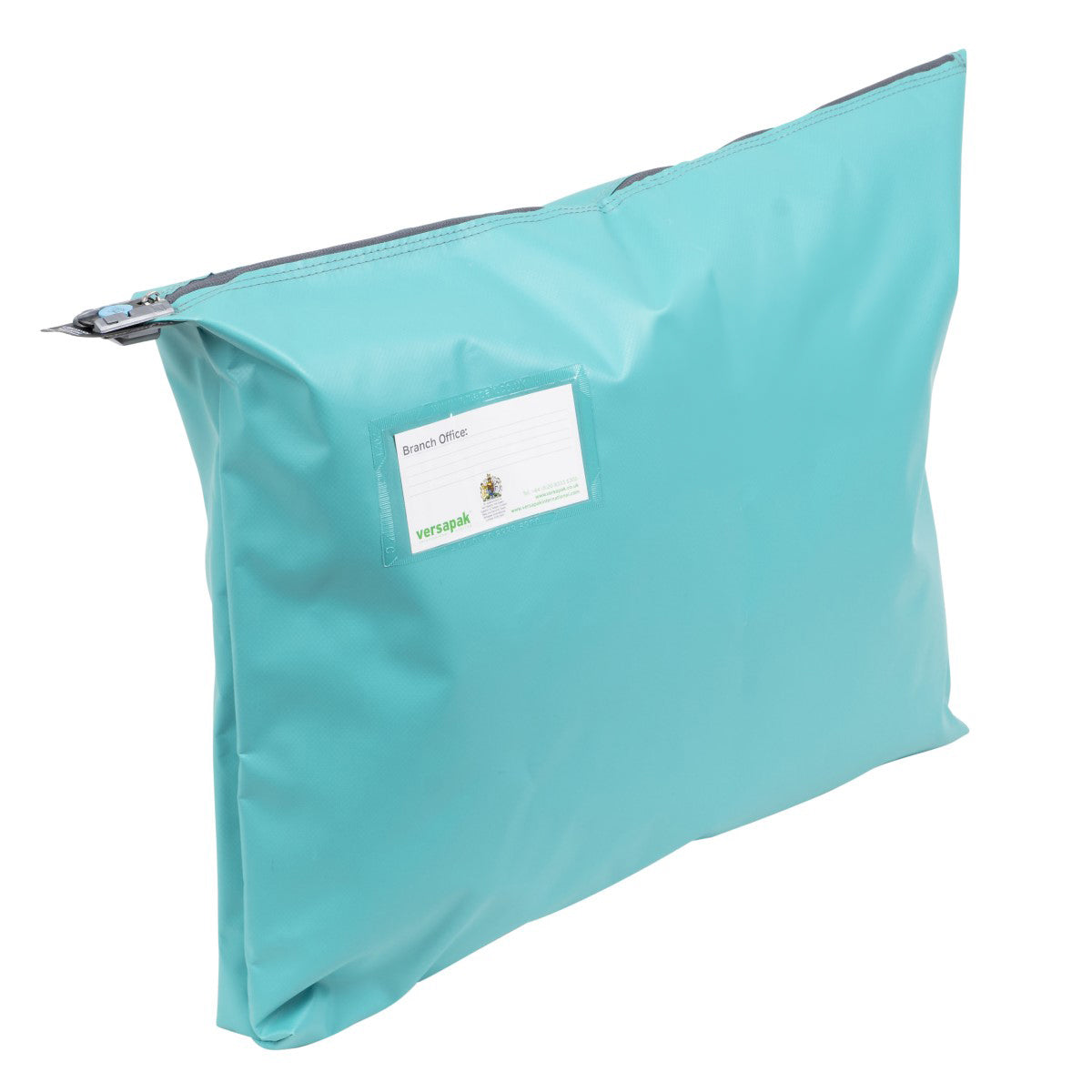 Single Seam Mail Pouch with Gusset CG6 Button Green