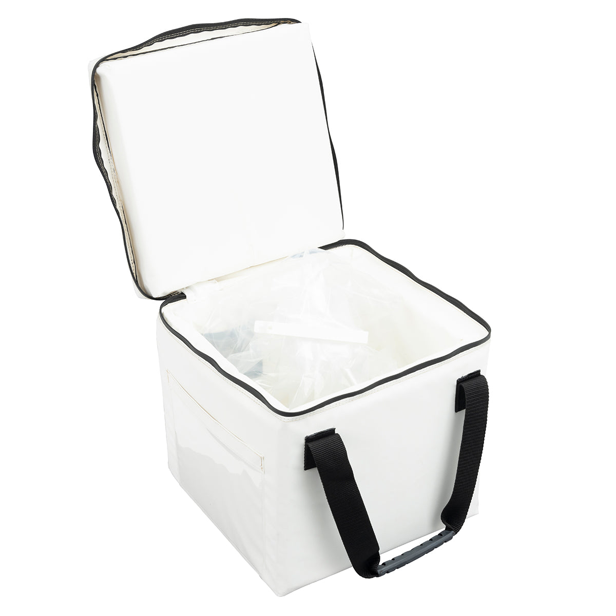 Insulated Human Milk Carrier White Open