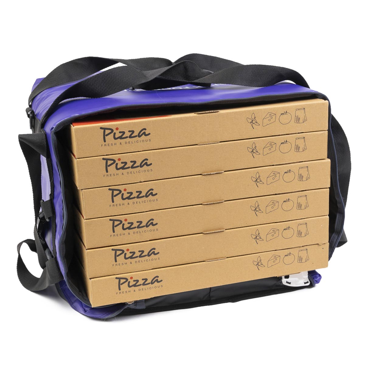 Versapak Insulated Pizza Delivery Carrying Bag with Pizza Boxes