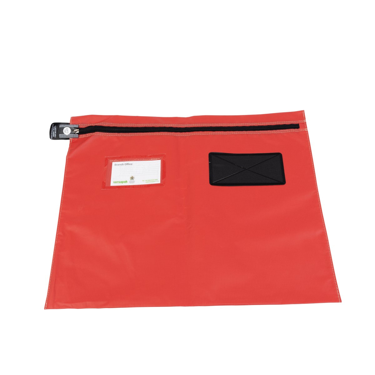 Versapak Flat Document Wallet - Wide Opening VCF5 Button Red