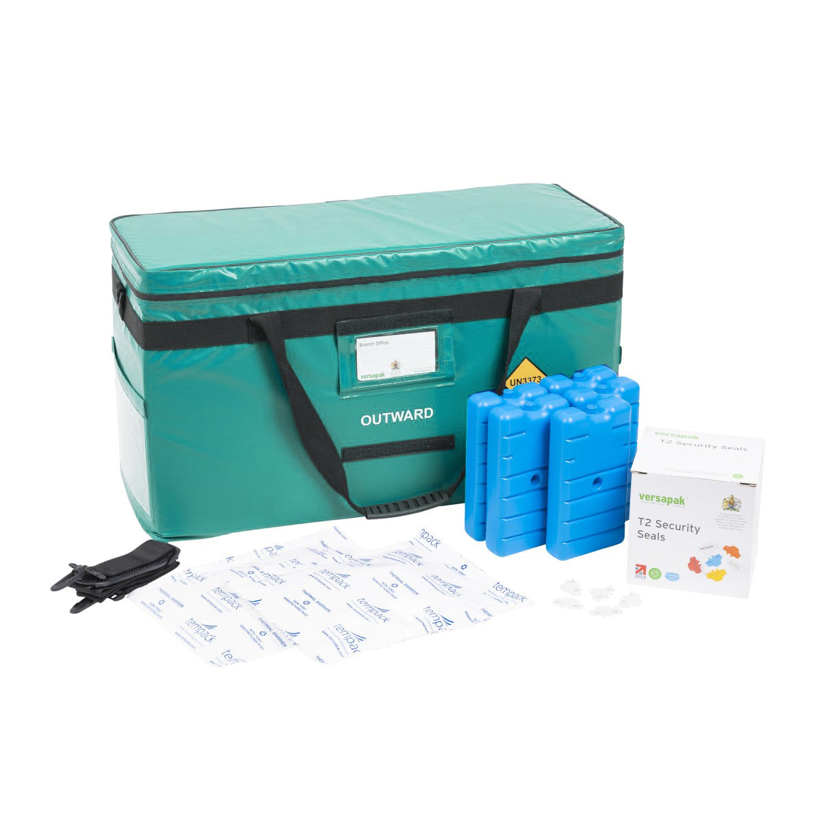 Insulated Pathology Specimen & Sample Carrier Bag (Large) - Bundle Green