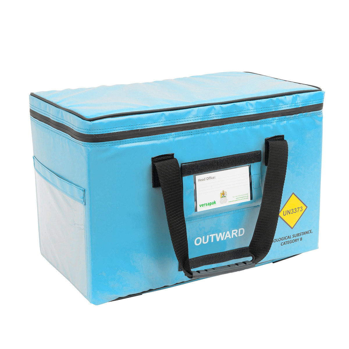 Insulated Pathology Sample Carrier PYTB2 T2 Light Blue