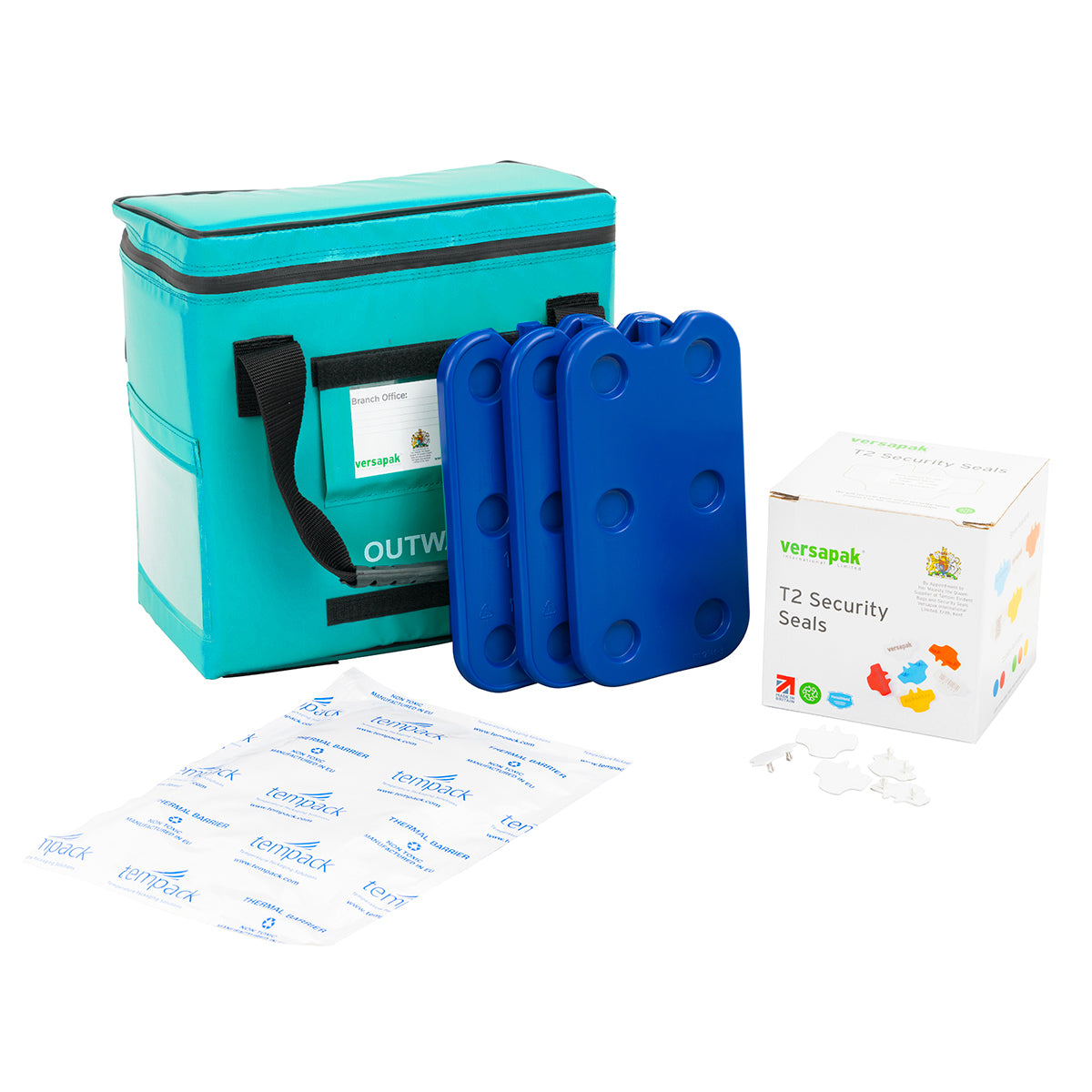 Insulated Pathology Specimen & Sample Carrier Bag (Small) - Bundle Green