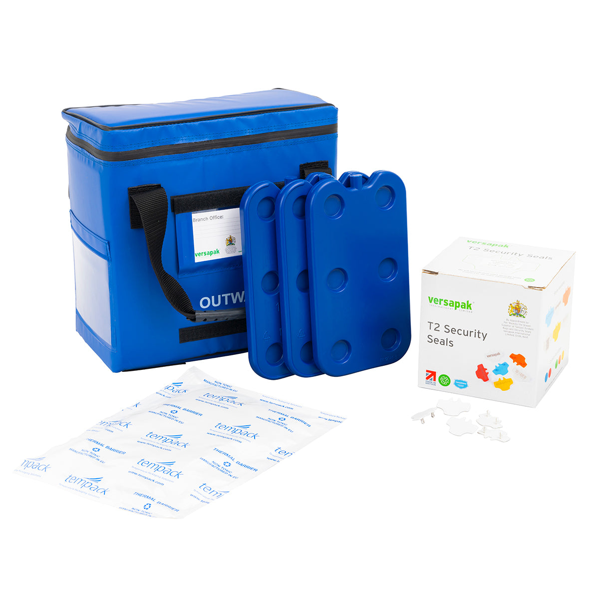 Insulated Pathology Specimen & Sample Carrier Bag (Small) - Bundle Blue