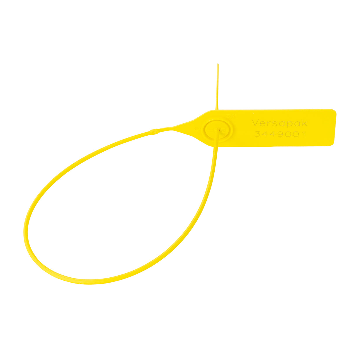 Pull - Metal Insert Plastic Security Seal Without Tear Off (Yellow)