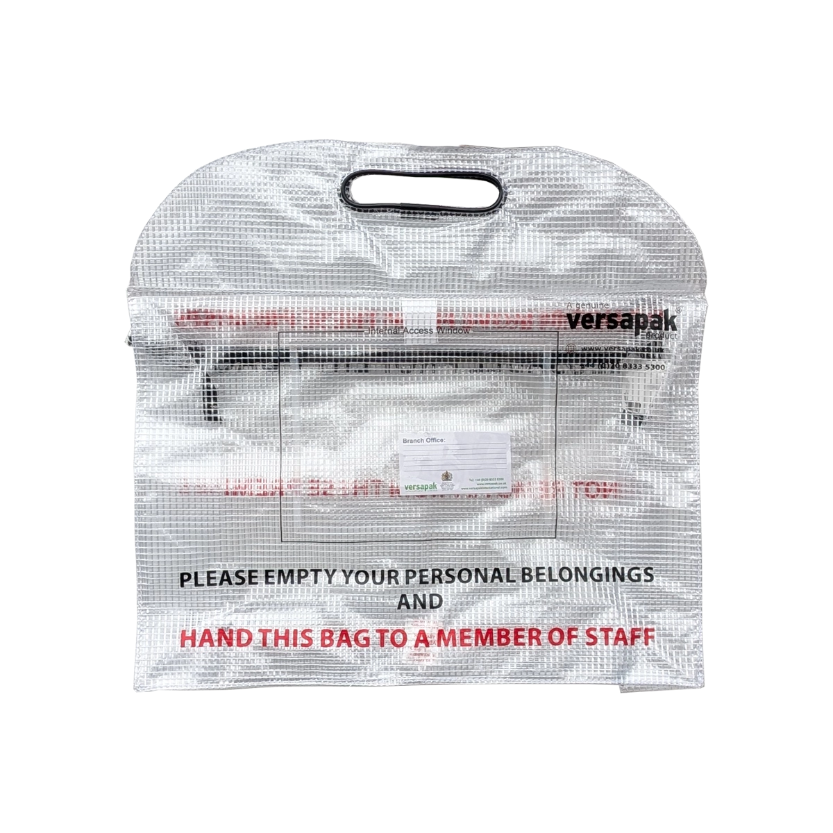 Patient Property Bag - Reusable