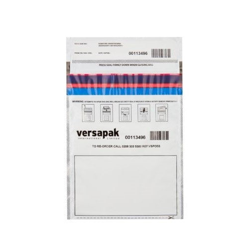 Tamper Proof/Evident Envelopes & Bags – Versapak International Ltd