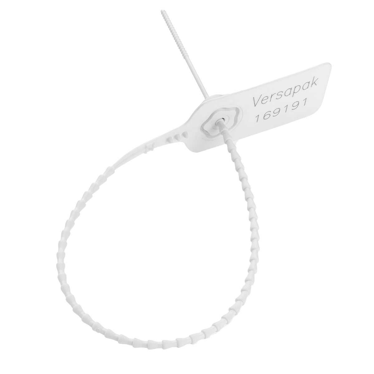 Tite - Barbed Strap, Metal Jaw Security Seal (White)