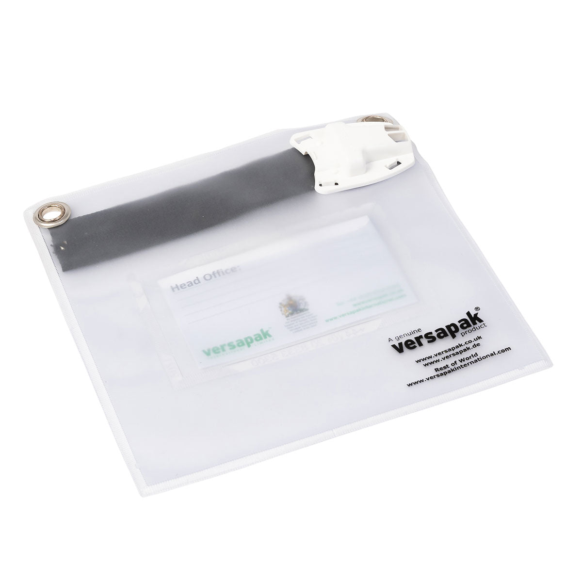 Versapak Transparent Wallet - Keys and Items Rear