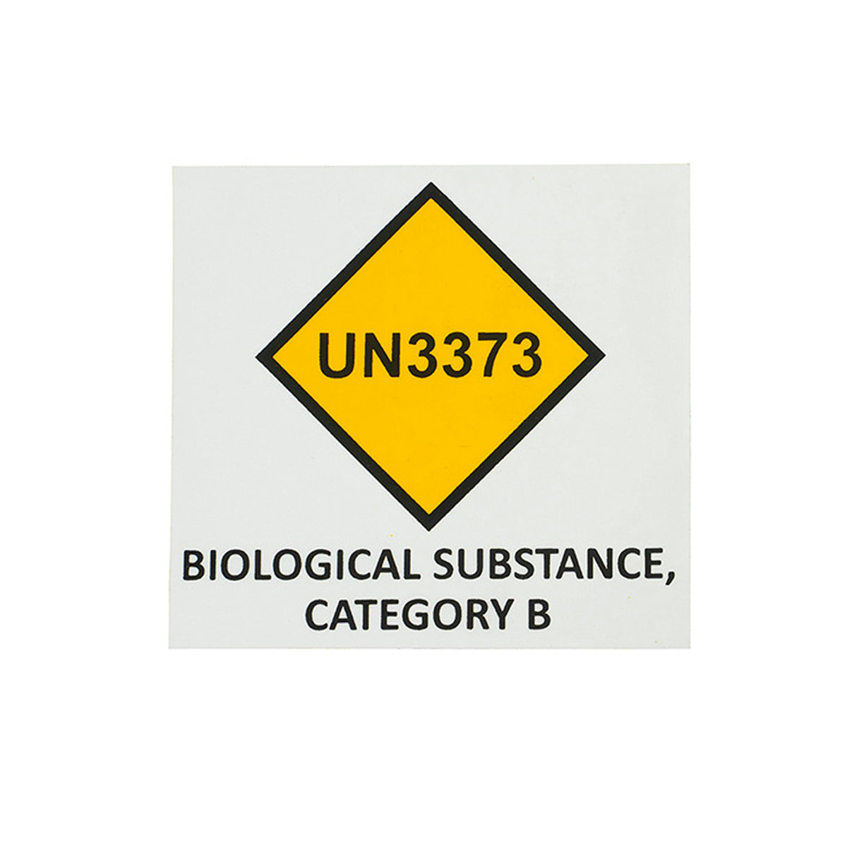 UN3373 Sticker for Blood in Transit Medical Carrier