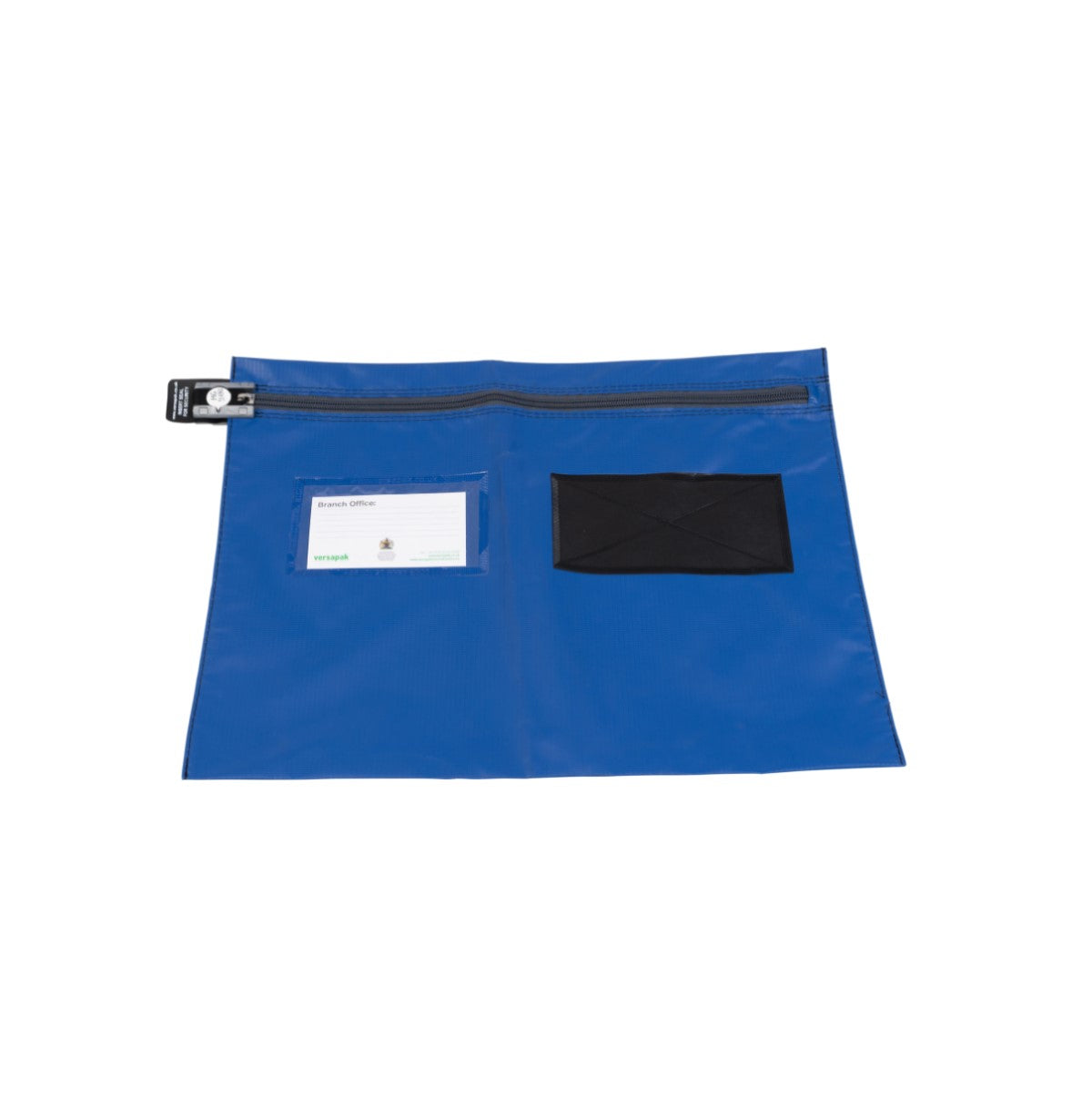 Versapak Flat Document Wallet - Wide Opening VCF2 Button Blue