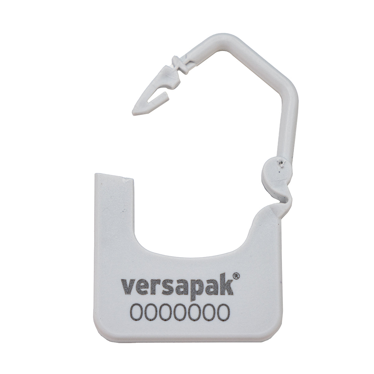 VersaAirPadlock - Plastic Padlock Security Seal - Versapak White 