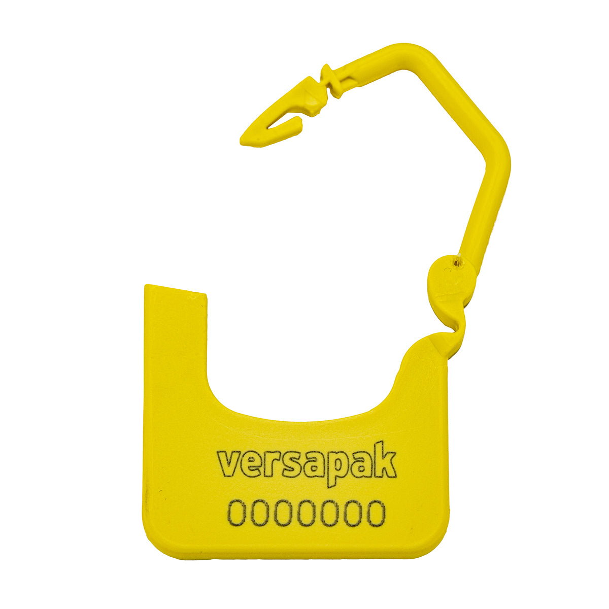 VersaAirPadlock - Plastic Padlock Security Seal - Versapak Yellow