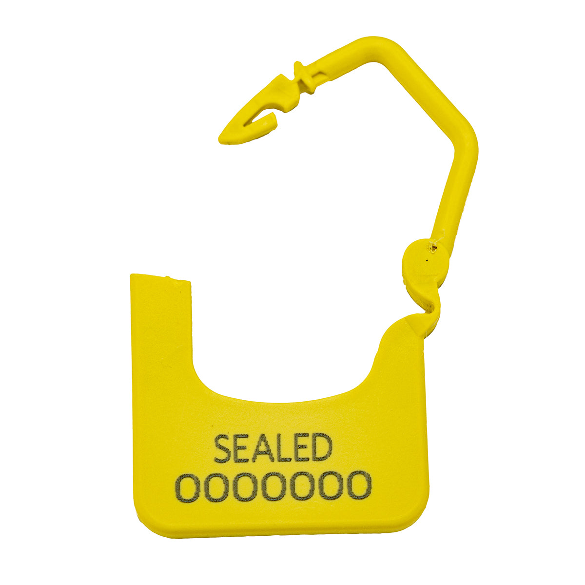 VersaAirPadlock - Plastic Padlock Security Seal - Sealed Yellow