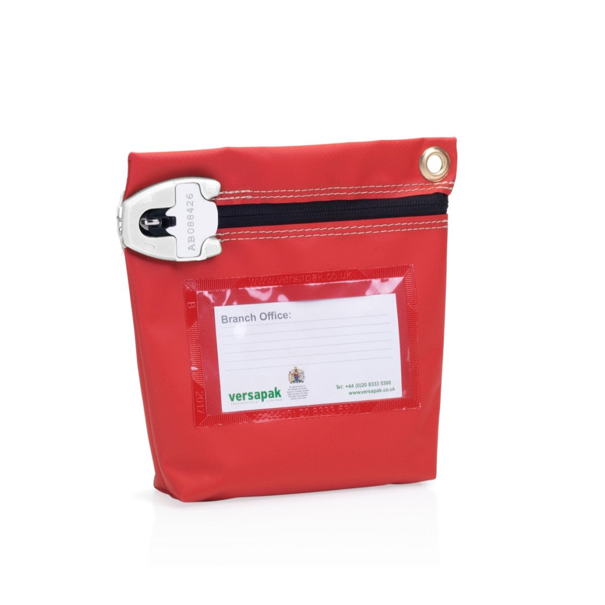 Versapak Secure Reusable Cash Bag CCB0 T2 Red