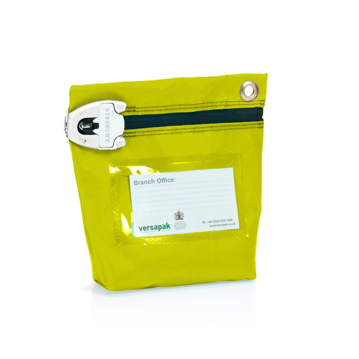 Versapak Secure Reusable Cash Bag CCB0 T2 Yellow