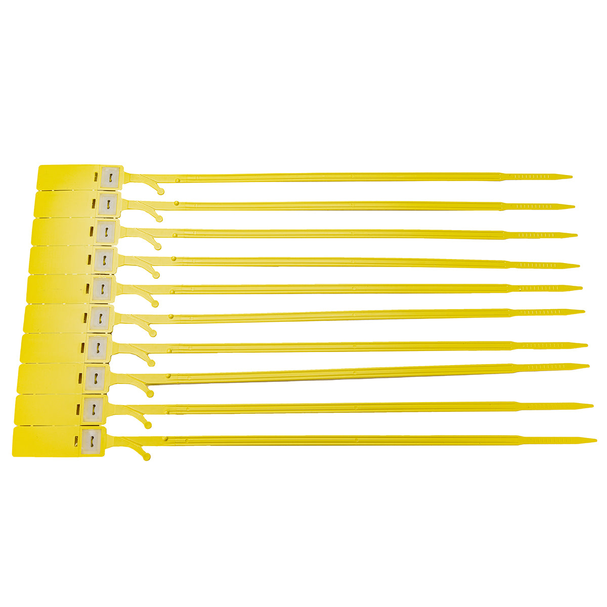 VersaGrip Numbered Variable Length Security Seal - Yellow Strip