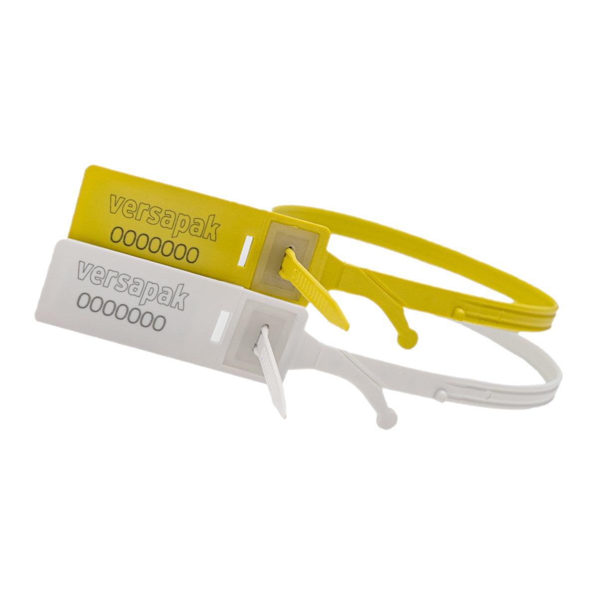 VersaGrip Numbered Variable Length Security Seal - Yellow & White