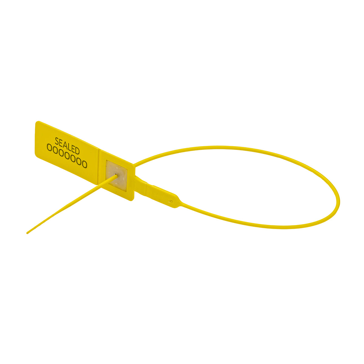 VersaPull Numbered Metal Jaw Plastic Security Seal - Yellow 2mm