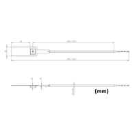 Thumbnail for VersaPull Numbered Metal Jaw Plastic Security Seal - 3.7mm Dimensions