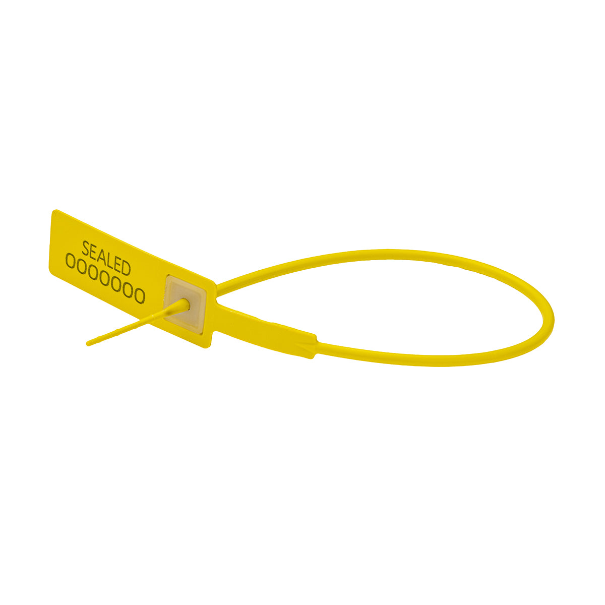 VersaPull Numbered Metal Jaw Plastic Security Seal - Yellow 3.7mm