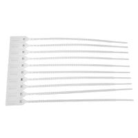 VersaTight Numbered Variable Length Security Seal - White Strip